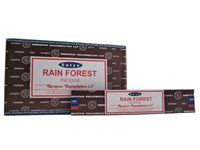 ''Satya Rain Forest (Oriental Series) 15 gram INCENSE (Dozen, Box of 12 packs of 15 grams each)''