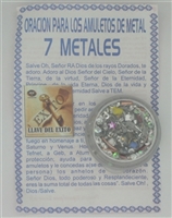 Oracion para los Amuletos de METAL (7 METALes) - Amulet (Single)