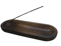 Govinda Handmade Wooden INCENSE Holder (Boat)