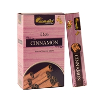 Vedic Cinnamon Natural INCENSE Sticks (Box of 12 X 15 grams)