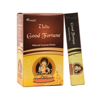 Vedic Good Fortune Natural INCENSE STICKS (Box of 12 X 15 grams)