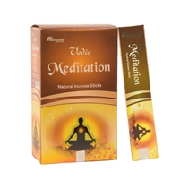 Vedic Meditation Natural INCENSE STICKS (Box of 12 X 15 grams)