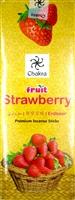 Chakra - Fruit - Strawberry- INCENSE STICKS (Box of 6 packs of 20 STICKS)