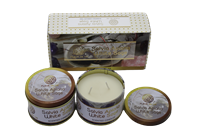 Fleur de Vie Salvia Apiana White Sage Tin CANDLE Set of 2