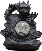 ''Backflow Cones Ceramic Burner 6.5'''' DRAGON With Crystal Ball and Light - Model 767731''