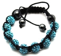 Shamballa BRACELET 9 Crystal Stones