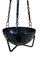 Black Iron Pot 4.5 inches - Set of 2