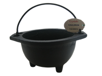 Crystalo -  CAST IRON Cauldron - BSW-76