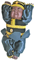 Large San Lazaro BABY Doll (Black)