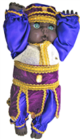 Large San Lazaro BABY Doll (Purple)