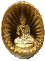 GOLD Orange Adult Buddha In a Sphere Model 244B-48