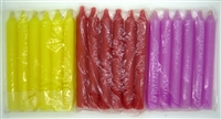 ''6'''' Inch Household Taper CANDLE (36/Box) [Select Color]''