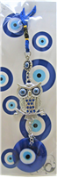 ''Evil Eye - Owl with Evil Eye ornament /CHARM 10''''''