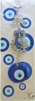 ''Evil Eye - Owl w/ Eye Ornament /CHARM 6.5''''''