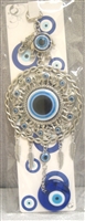 ''Evil Eye - Evil Eye ornament with Elephants /CHARM 10''''''