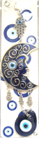 ''Evil Eye - Blue Moon with Evil Eye ornament /CHARM 10''''''