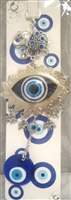 ''Evil Eye - Evil Eye ornament with Elephants /CHARM 10''''''