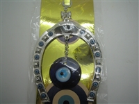 Evil Eye Horseshoe Amulet - Hanging (LARGE) - 8.5''