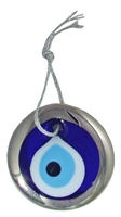 Evil Eye Charm - Silver FRAME