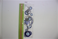 ''Evil Eye owl moon design PENDANT/Charm 10'''' Model EE0005''