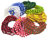 ''Elastic Santeria Bead BRACELET, Venezuela, DOZEN pack''