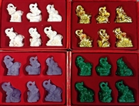 ''Elephant 2'''' (Set of 6 FIGURINEs)''