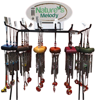 High Quality Windchime with METAL Product Display (24 count) - Nature's Melody