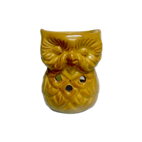 Ceramic Tea Light OIL BURNER - Owl - Random Color