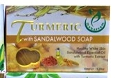 TURMERIC with Sandalwood Soap by Muharram (Pack of 6)