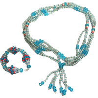 Collar y Pulsera de Light Blue Yemaya