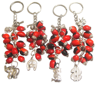 Huayruro or Peony Seed KEYCHAIN (Each) - Any design