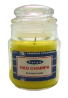 Satya Nag Champa Candle 3 oz WW JAR (Small)