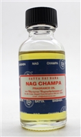 Satya FRAGRANCE Oils - Nag Champa - 30 mL Bottle (BNG) - Single