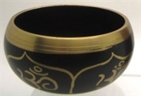 ''Tibetan Singing Bowl OM Design (No Striker, Bowl Only)''