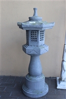 Oriental lawn lantern tower SOLAR powered Model-130036