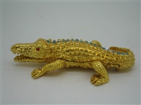 Alligator Bejeweled TRINKET Box