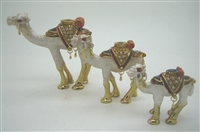 Set of Three Camels - Bejeweled Trinket Box