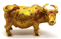 Golden Bull TRINKET Box