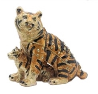 ''Tiger w/ child TRINKET Box 1.5'''' TRNK-2925''