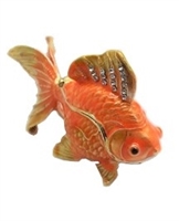 ''Goldfish w/ jewels 2.5'''' TRINKET. TRNK-2970''