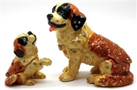 Sitting St Bernard DOG Trinket Box