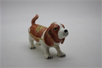 ''DOG Basset hound Trinket Box 2'''' TRNK-5041''