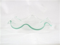 Wavy GLASS Dish Spare Part of Electric Aroma Lamp - (Small)